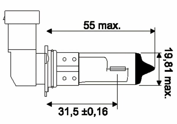 Jahn Glühlampe HB4 12V 51W P22d