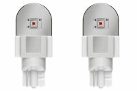 OSRAM - 2 x LED-Lampe W2.1x9.5d 12 V Red