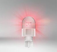 OSRAM - 2 x LED-Lampe W2.1x9.5d 12 V Red