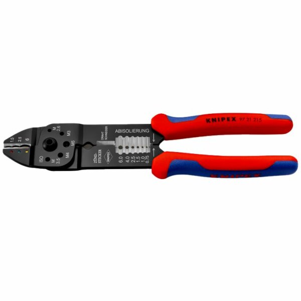 Kabelschuhzange für isolierte Kabelschuhe