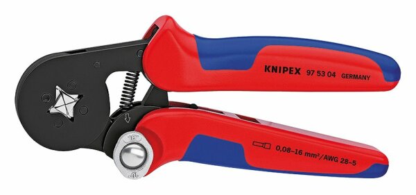 Knipex Pince de pression pour embouts câbles