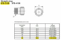 Amphenol - Stecker 2-pol. MIL C-5015
