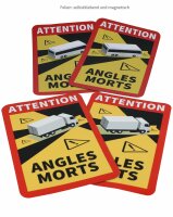 Magnetische Folie „Toter Winkel“ für LKWs