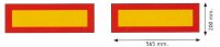 2 Folien für Anhänger selbstkl./reflekt.