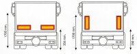 2 Folien für Anhänger selbstkl./reflekt.