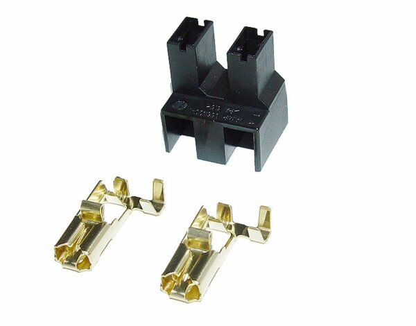 Jeu de fiches H7 avec 2 fiches plates