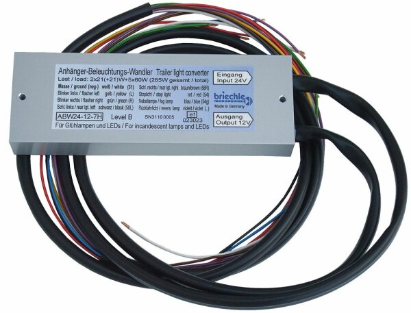 Convertisseur remorques 24->12V