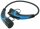 Ladekabel-Adapter Typ 2->Typ1, 7.4 kW, 32 A / 400 V, 70 cm
