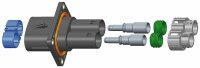 Steckersatz Stiftseite 50 mm2
