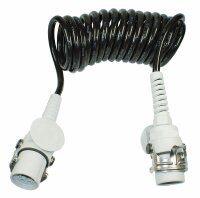 Ladestrom-Spiralkabel mit Stecker 7-pol. 3/4.5m