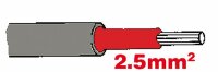 Autolichtkabel doppelt isoliert 2.5 / 4.5 grau