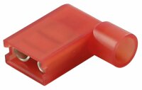 20 Isolierte Fahnenkabelschuhe rot 1.5mm2