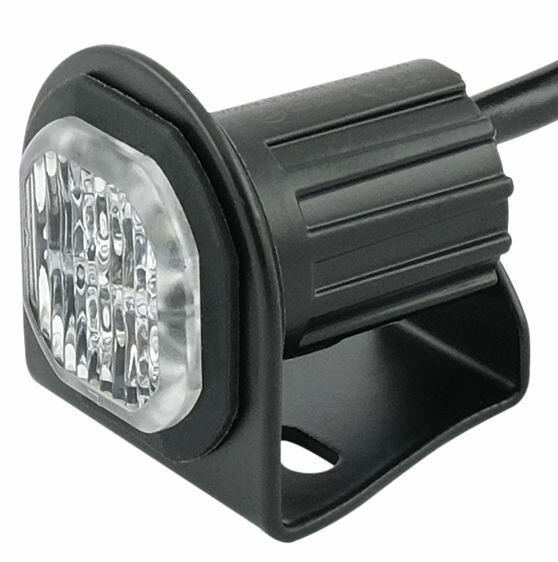 LED-Blitzleuchte Mini blau, ECE R65, 12/24 V