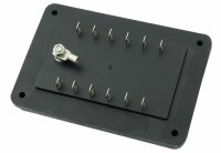 Stecksicherungsdose einbau, 12-pol mit LED-Ausfallanzeige