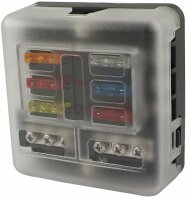 Stecksicherungsdose 6-pol mit LED-Ausfallanzeige