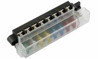 Stecksicherungsdose 8-pol mit Schraubanschlüssen