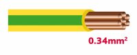 Autolichtkabel 0.34 mm gelb / grün