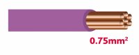 Autolichtkabel 0.75 mm2 violett