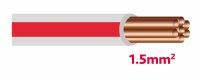 Autolichtkab. 1.5 mm grau-rot