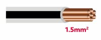 Autolichtkab. 1.5 mm grau-schwarz