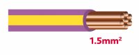 Autolichtkab. 1.5 mm violett-gelb
