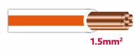 Autolichtkab. 1.5 mm weiss-orange
