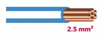Autolichtkabel 2.5 mm2 blau-weiss