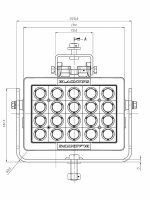 BLACKTIP 20 - LED-Arbeitsscheinwerfer 12/24 V