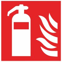 Brandschutzsschild Feuerlöscher 150x150mm
