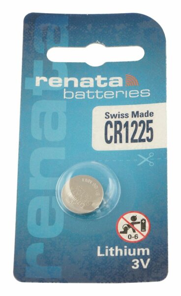 Renata Electronics Knopfzellen-Batterie, Blister mit 1 Stk.