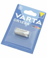 Cylindrical-Batterie Lithium 3 V CR123 A en blister de 1 pcs