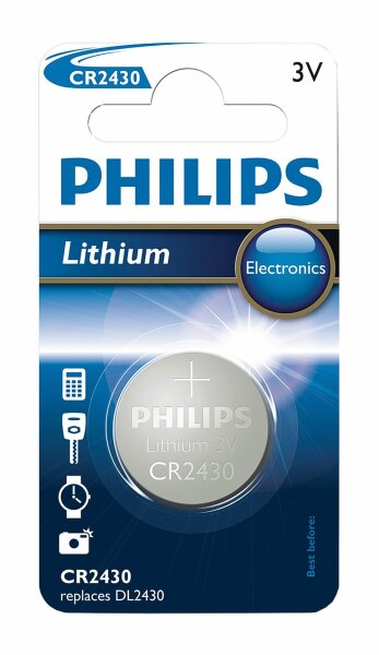 Philips Knopfzellen-Batterie, Blister mit 1 Stk.