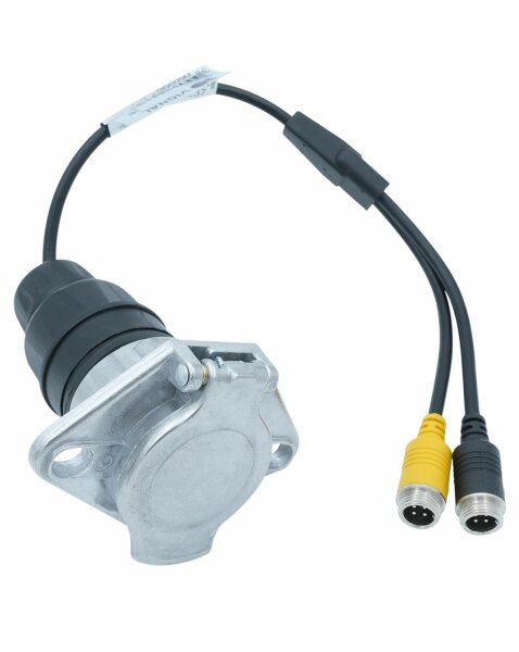 Einbaudose mit Stiftkontakte Anhänger für Anhänger-Verbindungskit für Rückfahrkamerasyst. 4.5 m