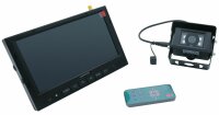 Rückfahrkamerasystem HD Wireless 2.4 Ghz, 7“...