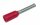 Ader-Endhülsen isoliert 0.34mm2 rot