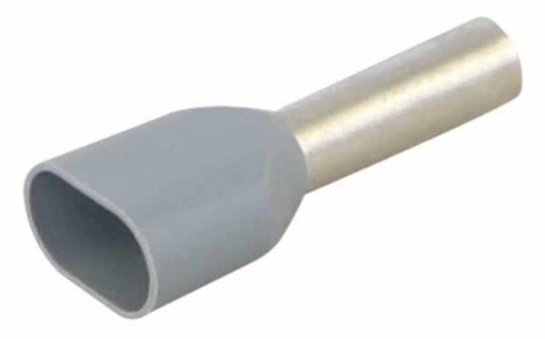 TWIN Ader-Endhülsen isoliert 2x 4.0mm2 23mm