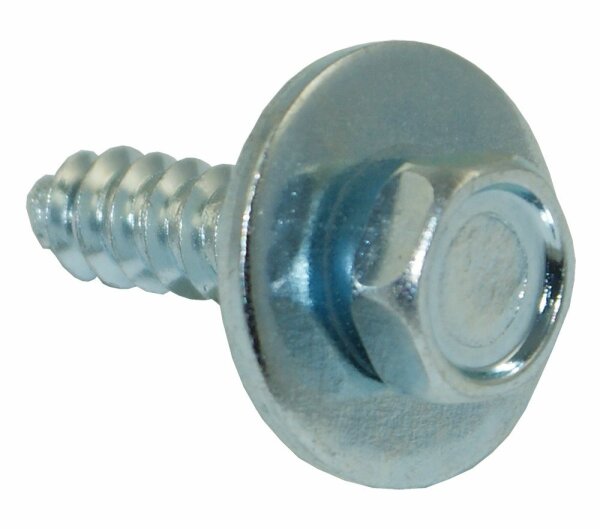 Kombi-Blechschraube mit U-Scheibe 6.5 x 20
