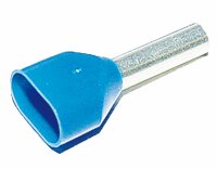 TWIN Ader-Endhülsen isoliert 2x 2.5mm2 16mm