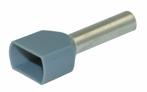 TWIN Ader-Endhülsen isoliert 2x 2.5mm2 12mm
