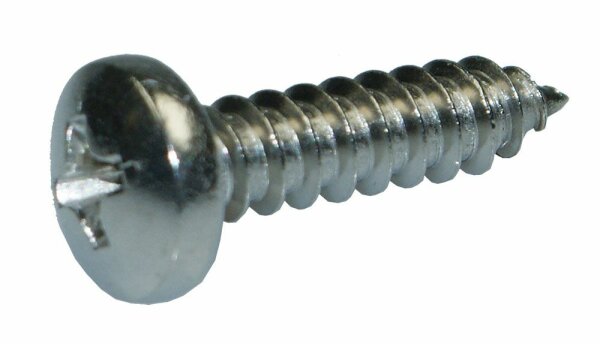 Linsen-Blechschraube rostfrei  3.5x19