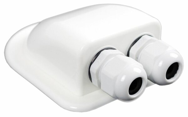 Passage de câble blanc, étanche