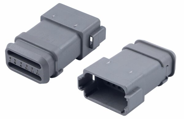 "Deutsch" Steckdose - 12-pol mit Adapter