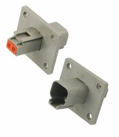 "Deutsch" Einbau-Steckdose - 2 pol.