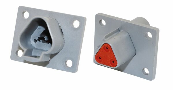 "Deutsch" Einbau-Steckdose - 3 pol.