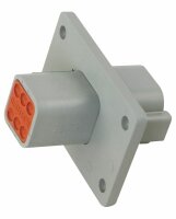 "Deutsch" Einbau-Steckdose - 6 pol.