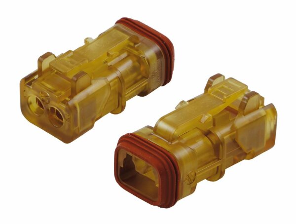 «Deutsch» Stecker - 2-pol transparent