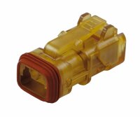 «Deutsch» Stecker - 2-pol transparent