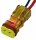 «Deutsch» Stecker - 2-pol transparent