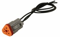 Stecker Typ "Deutsch" 3-pol., mit Kabel