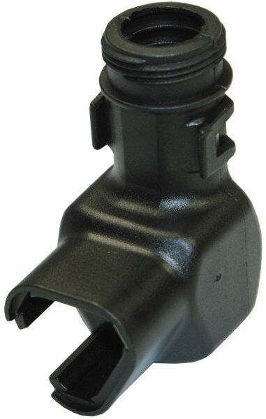 Deutsch DT-Wellrohradapter 90° 3-pol.